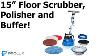 ELECTROLUX FLOOR PRO SHAMPOOER & FLOOR BUFFER With NEW HARD BRUSHES & BUFFING PADS Floor Buffer Pads